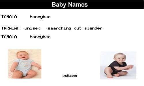 tarala baby names
